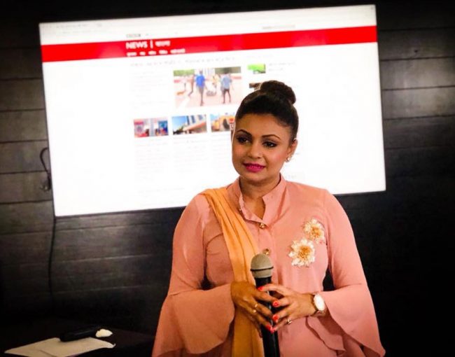 sharmin rauma BBC news Presenter