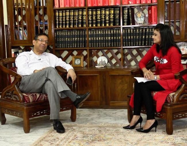 Interview of Law minister